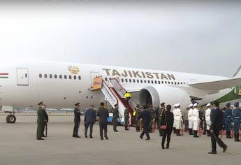 Así luce ahora el avión presidencial tras ser vendido a Tayikistán, fue visto en China