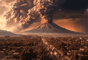 Así sería una megaerupción de Popocatépetl, según una IA