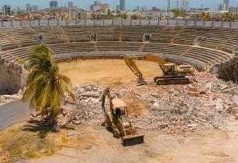 Conoce por qué están demoliendo la Plaza de Toros de Mazatlán