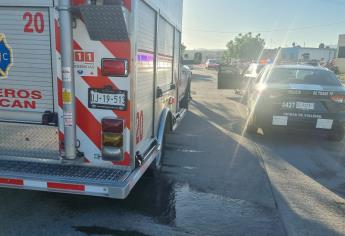 Trabajador cae de un andamio de siete metros de altura en Culiacán