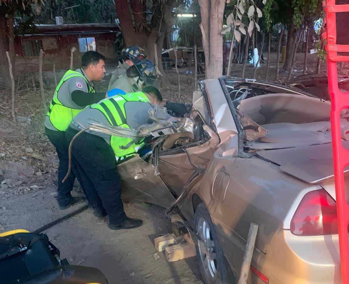 Milagrosamente, el accidentado salió con vida. FOTO: Luz Noticias