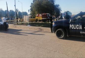Dos hombres pierden la vida al caer en un canal en Otameto, Navolato