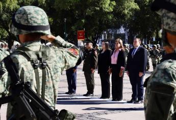 Autoridades estatales conmemoran el 103 aniversario luctuoso de Venustiano Carranza en Culiacán