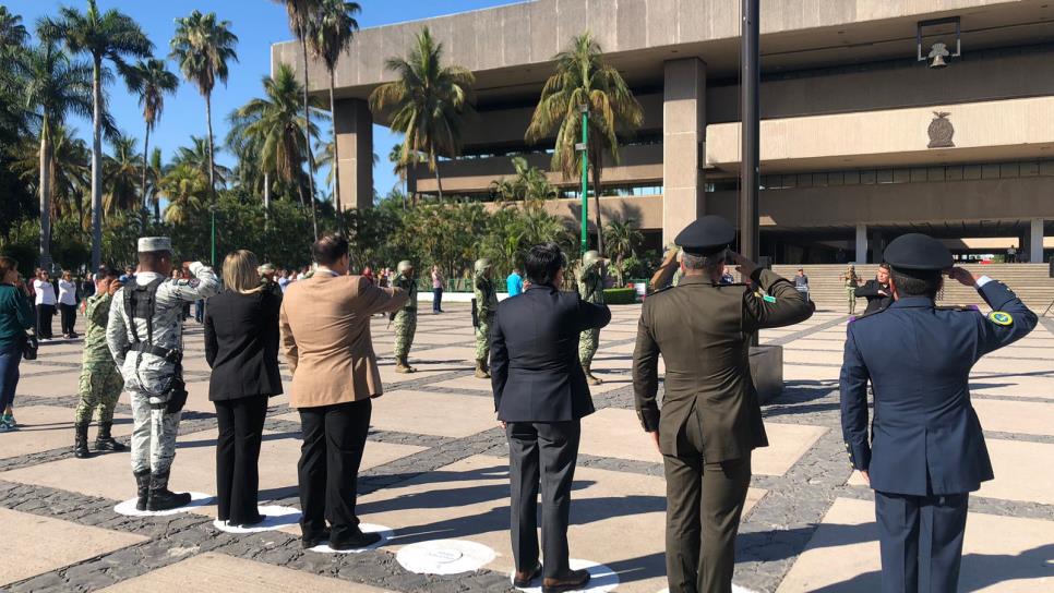 Conmemoran aniversario luctuoso de Mariano Escobedo en Palacio de Gobierno