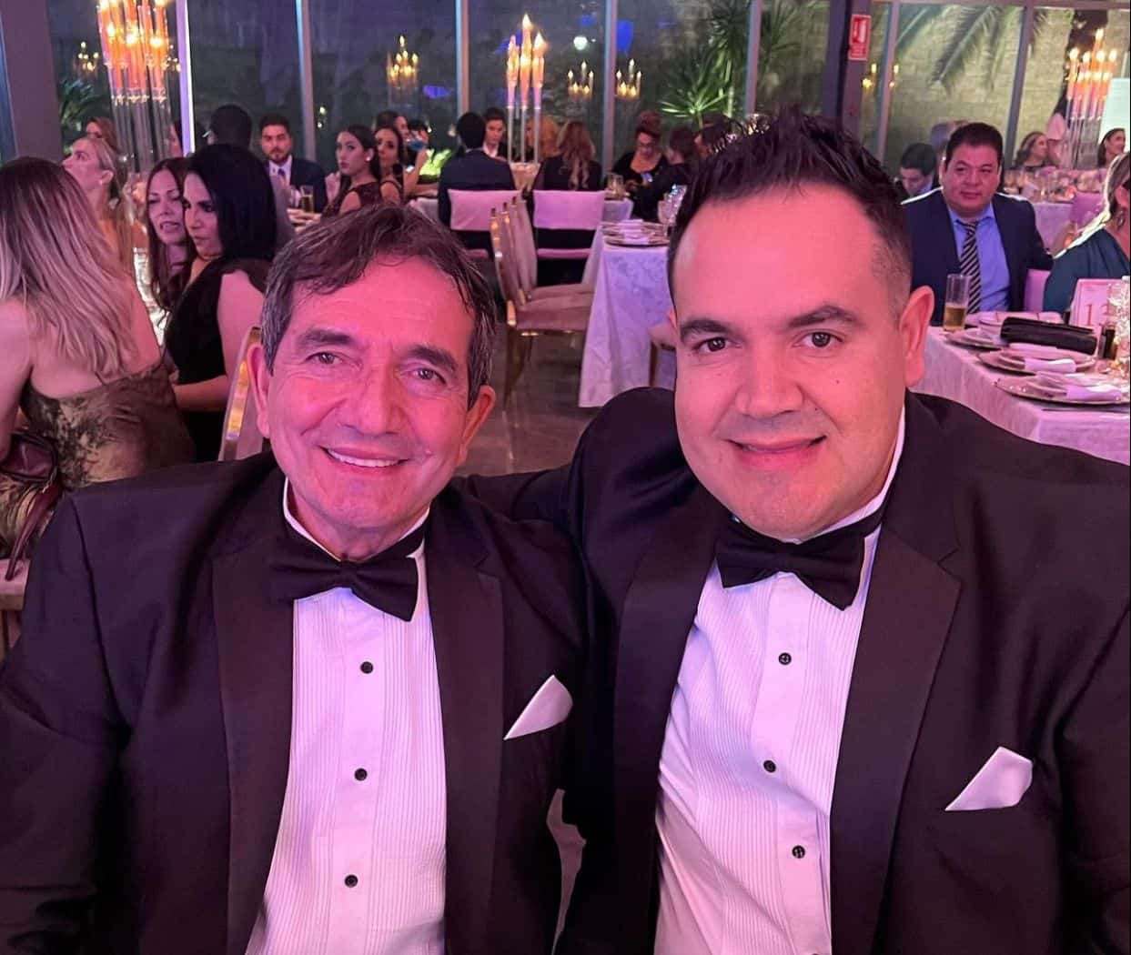 Héctor Melesio Cuén Ojeda y su hijo, Héctor Melesio. FOTO: Cortesía.