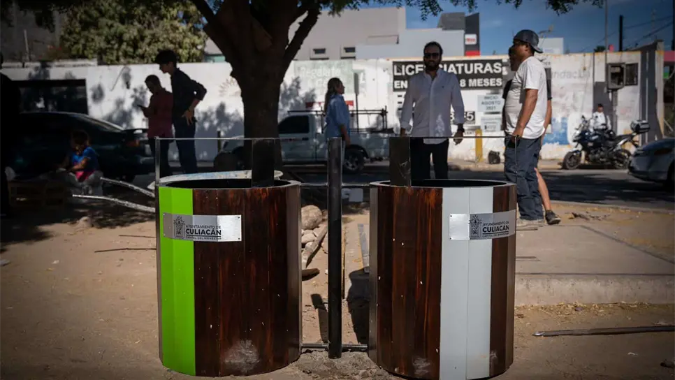 Los botes se colocaron en puntos estratégicos. FOTO: Ayuntamiento de Culiacán