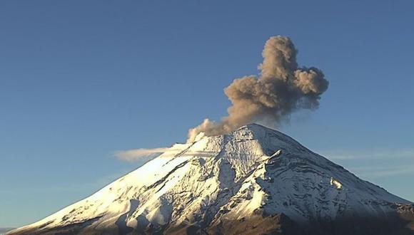 Así se ve la actividad del Popocatépetl desde las alturas