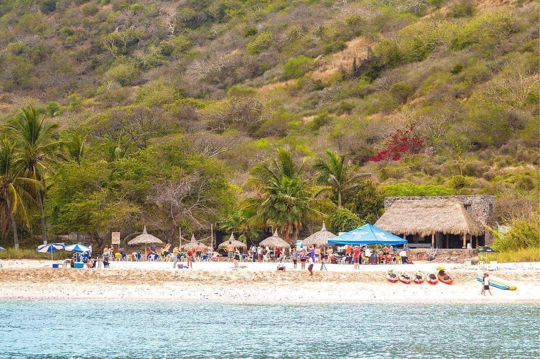 La playa de la Isla Venados, de las más envidiadas. FOTO: Facebook