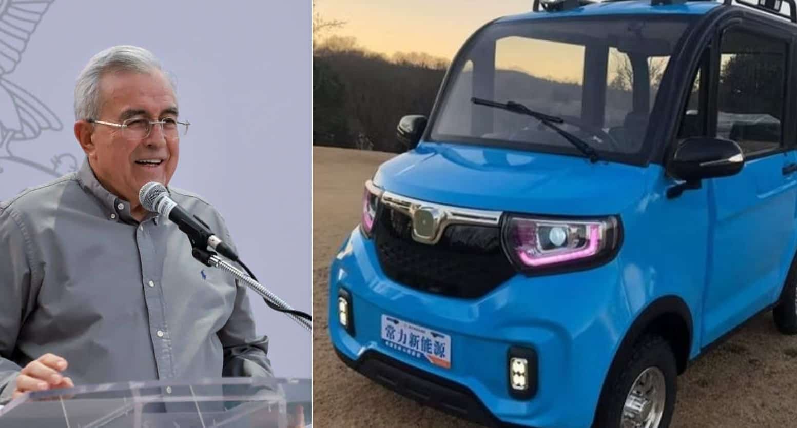 El Gobernador Rubén Rocha Moya quiere un Chang Li S1-Pro. FOTO: Cortesía.