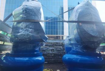 Obras Públicas recibe nuevos equipos de bombeo para mejorar el drenaje en Mazatlán