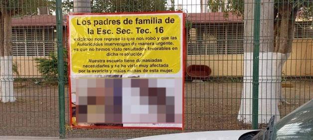 Se plantan maestros de secundaria en Los Mochis; denuncian que directora se robó 2.5 mdp