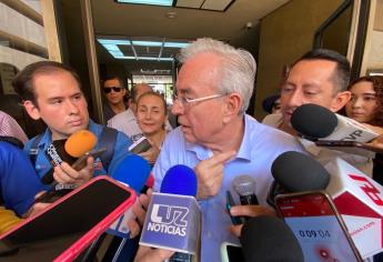 Propuesta del Rector de la UAS debe de ir al Congreso, no conmigo: Rocha Moya