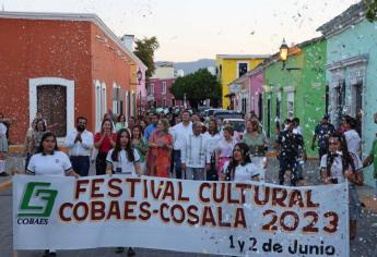 Al son de la banda sinaloense, realizan el Festival Cultural Cobaes Cosalá 2023