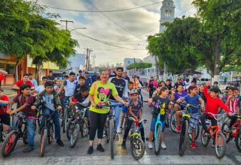 Navolato celebra el Día Mundial de la Bicicleta con rodada