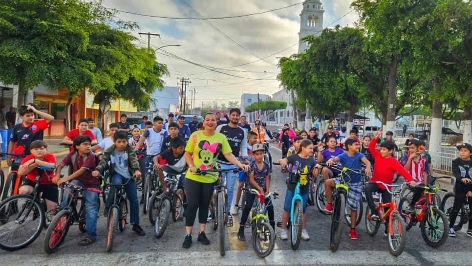 Navolato celebra el Día Mundial de la Bicicleta con rodada