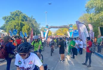 Con rodada, celebran el Día Mundial de la Bicicleta en Culiacán