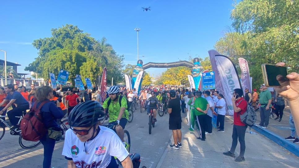 Con rodada, celebran el Día Mundial de la Bicicleta en Culiacán