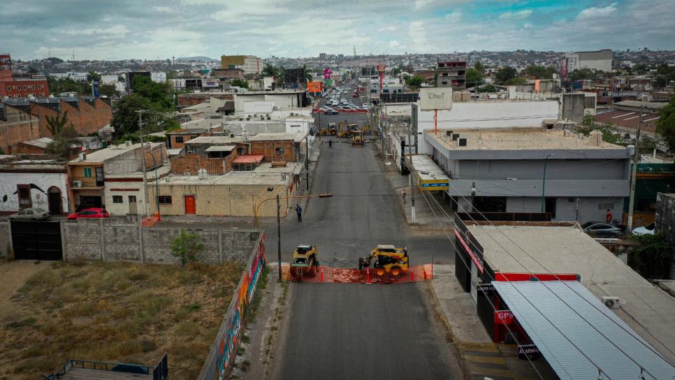 Reabrirán calles en el cruce de Nicolás Bravo, en Culiacán el 10 de junio