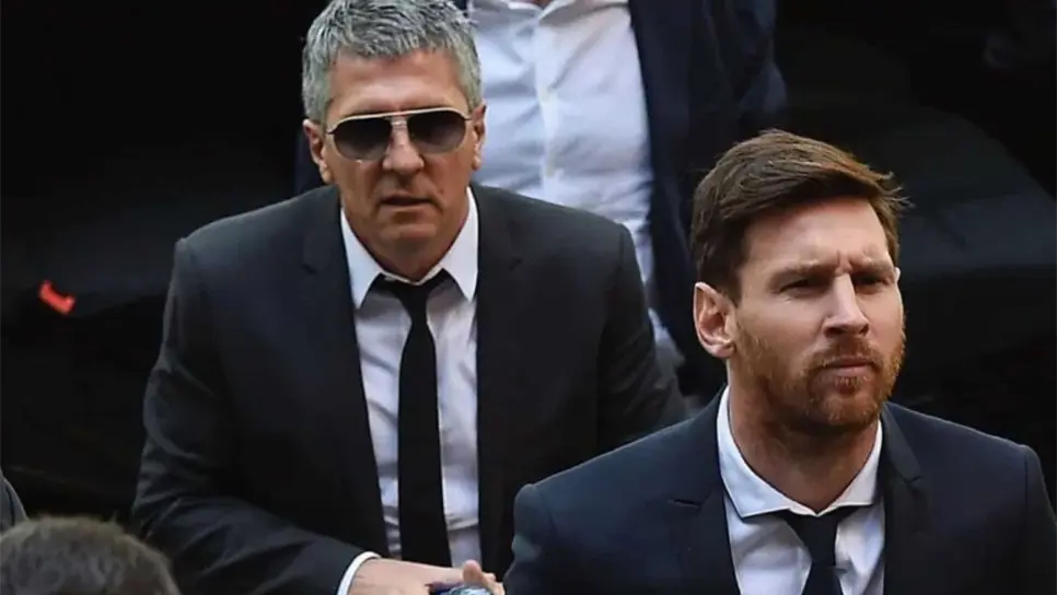 El Representante de Messi y el Presidente del Barcelona negocian el fichaje. FOTO: Internet