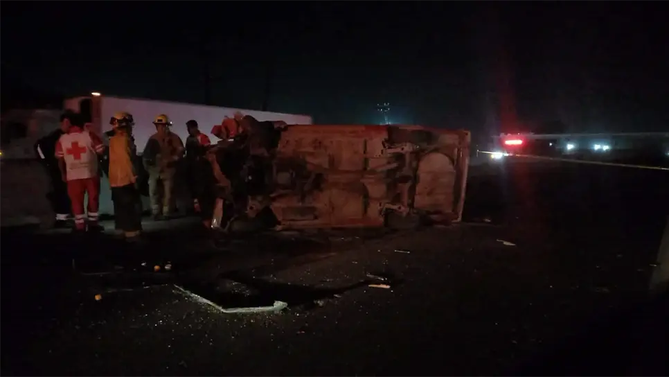 El accidente se registró la noche de este domingo. FOTO: Luz Noticias