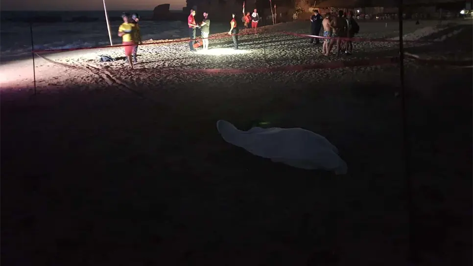 La víctima ignoró todos los señalamientos de advertencia. FOTO: Cortesía