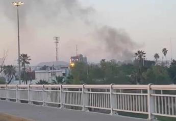 Columna de humo en el puente Negro moviliza a los bomberos