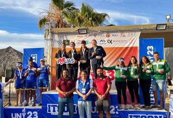 Águilas UAS de voly de playa femenil se quedan con el oro en Universiada Nacional 