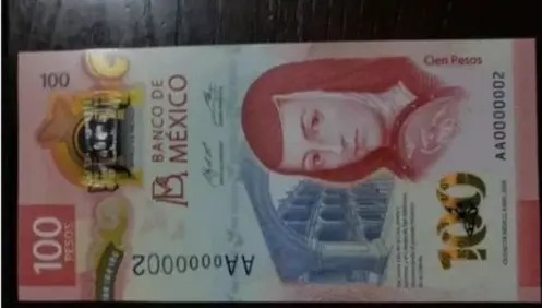 Conoce el billete de 100 pesos que se vende hasta en 5 mil pesos por esta razón. | FOTO: Internet.