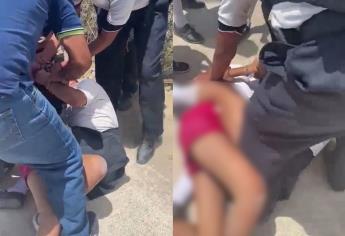 Se agarran a golpes adolescentes en secundaria de Villa Unión 