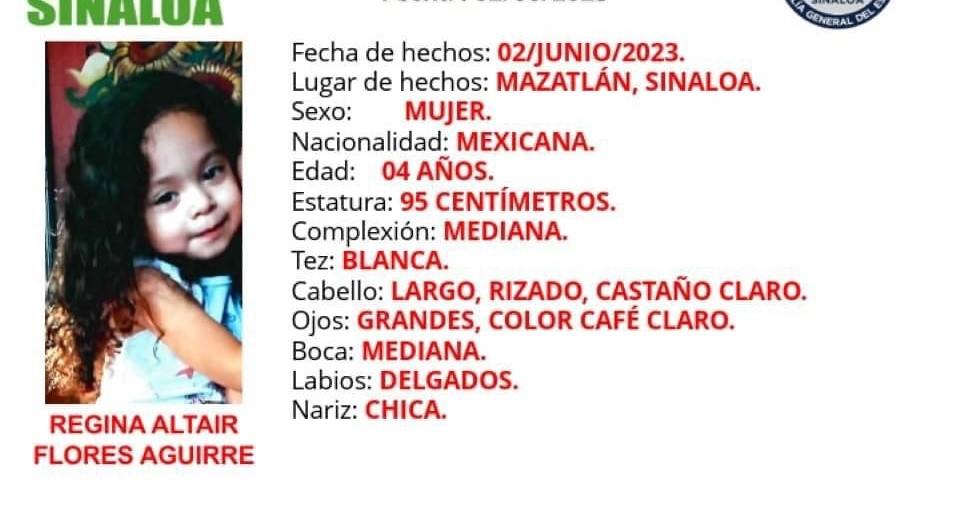Cumplen una semana de desaparecidos Lucio y Regina en Mazatlán