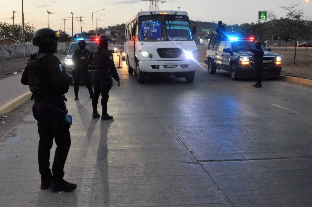 Refuerzan presencia policiaca en Mazatlán