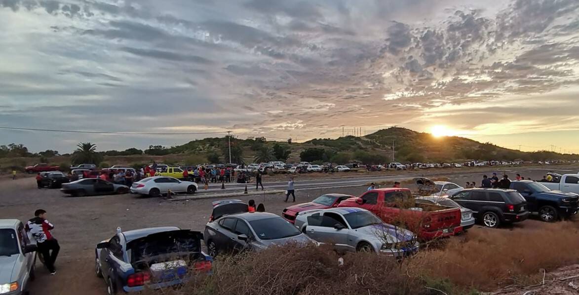 El Piedronomo Colinas, lugar de tradición para arrancones en Los Mochis. FOTO: Facebook