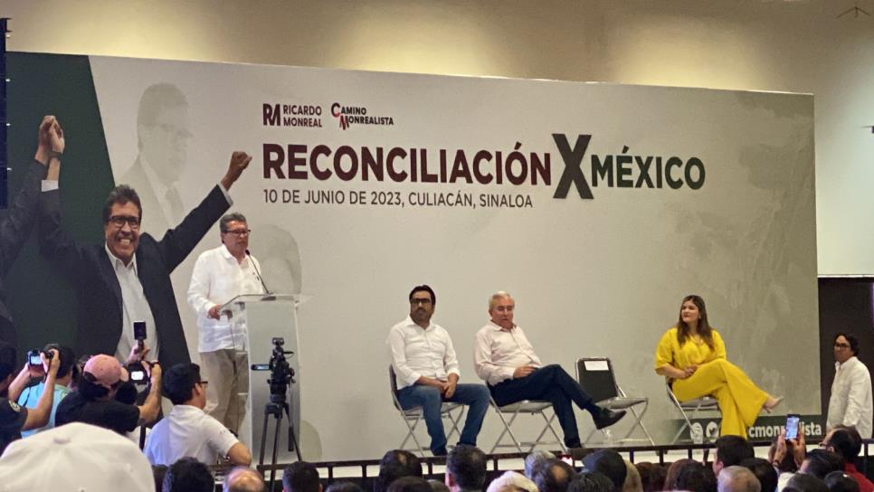 Ricardo Monreal presenta conferencia «Reconciliación X México» en Culiacán