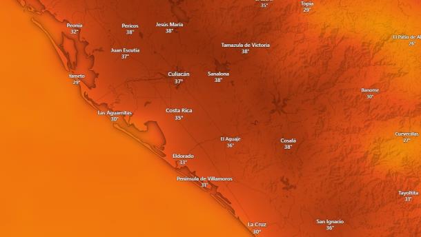 ¡Atención!, fuerte ola de calor se espera hoy domingo en Sinaloa