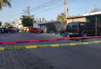 A balazos asesinan a hombre en la colonia Francisco Villa de Mazatlán