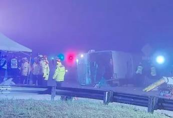 Vuelca autobús en Australia; hay 10 muertos y 25 heridos