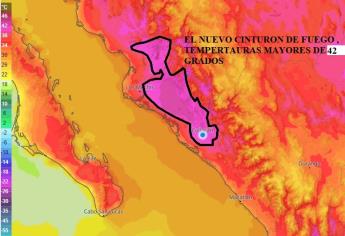 «Se prende el horno en Sinaloa» Estas son las zonas con más calor este martes