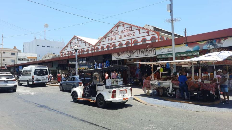Roban en el Mercado «Pino Suárez» en Mazatlán