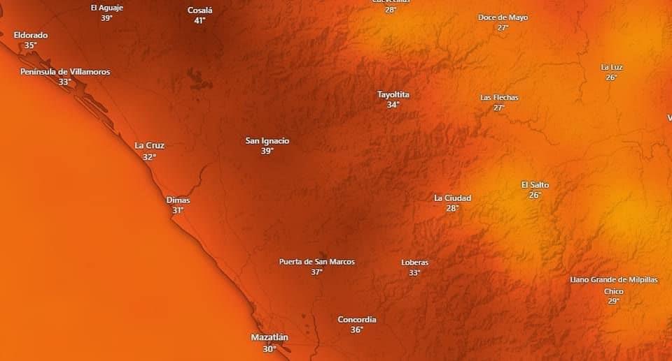«Martes 13 parece de terror», altas temperaturas alcanzará los 47 grados de sensación térmica en Sinaloa