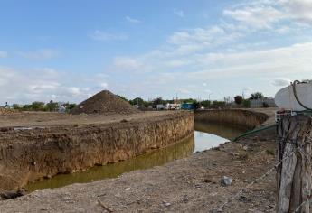 Frenan a vecino que construía desviación de canal en Fraccionamiento Villa Verde Mazatlán; no tenía permisos