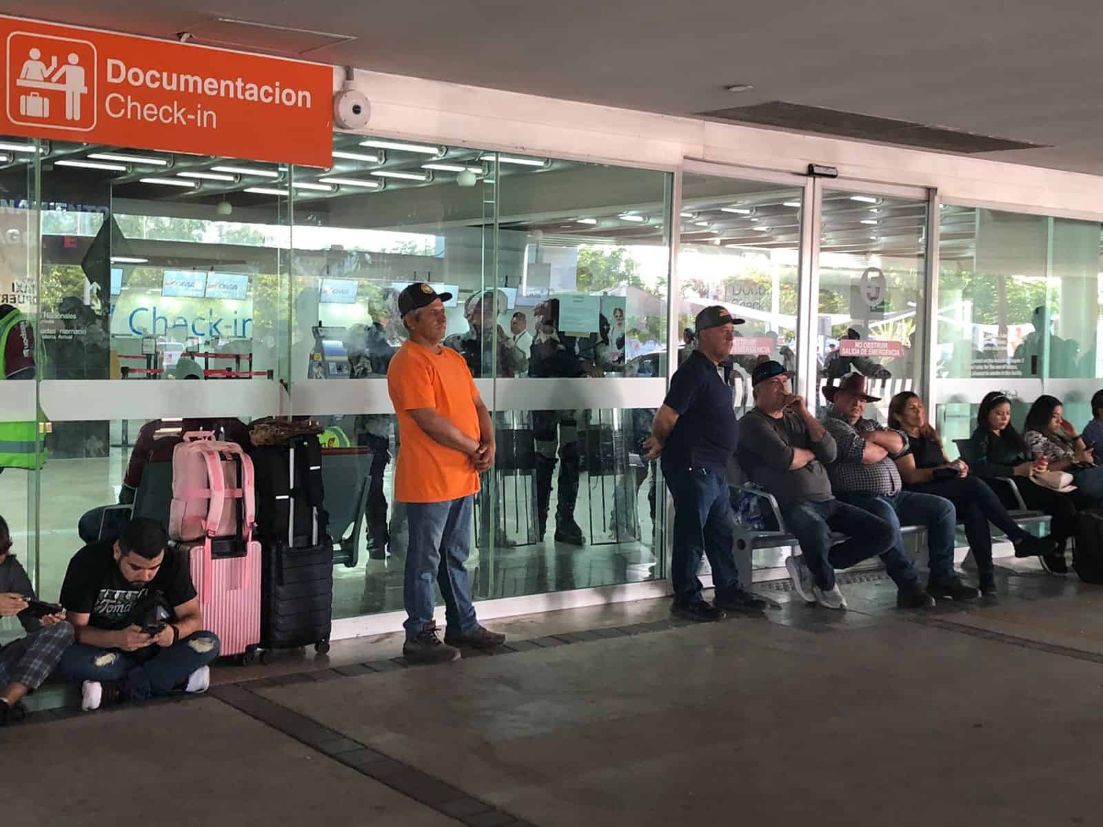 El Aeropuerto Internacional de Culiacán continúa cerrado. FOTO: Luz Noticias