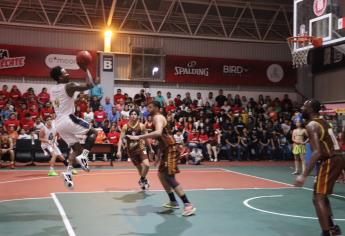 Tebacas de Badiraguato exhibe su buen baloncesto en casa, obtiene el triunfo