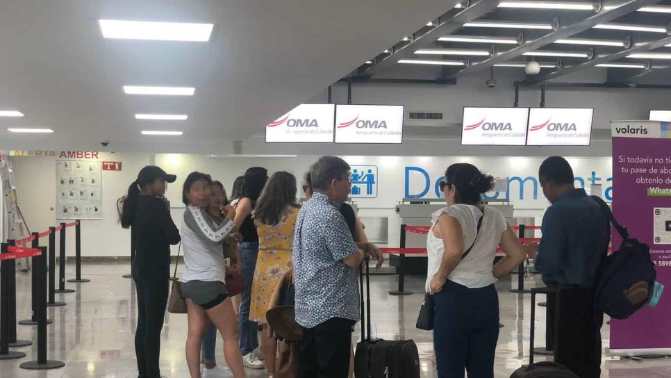 Reactivan vuelos en aeropuerto de Culiacán