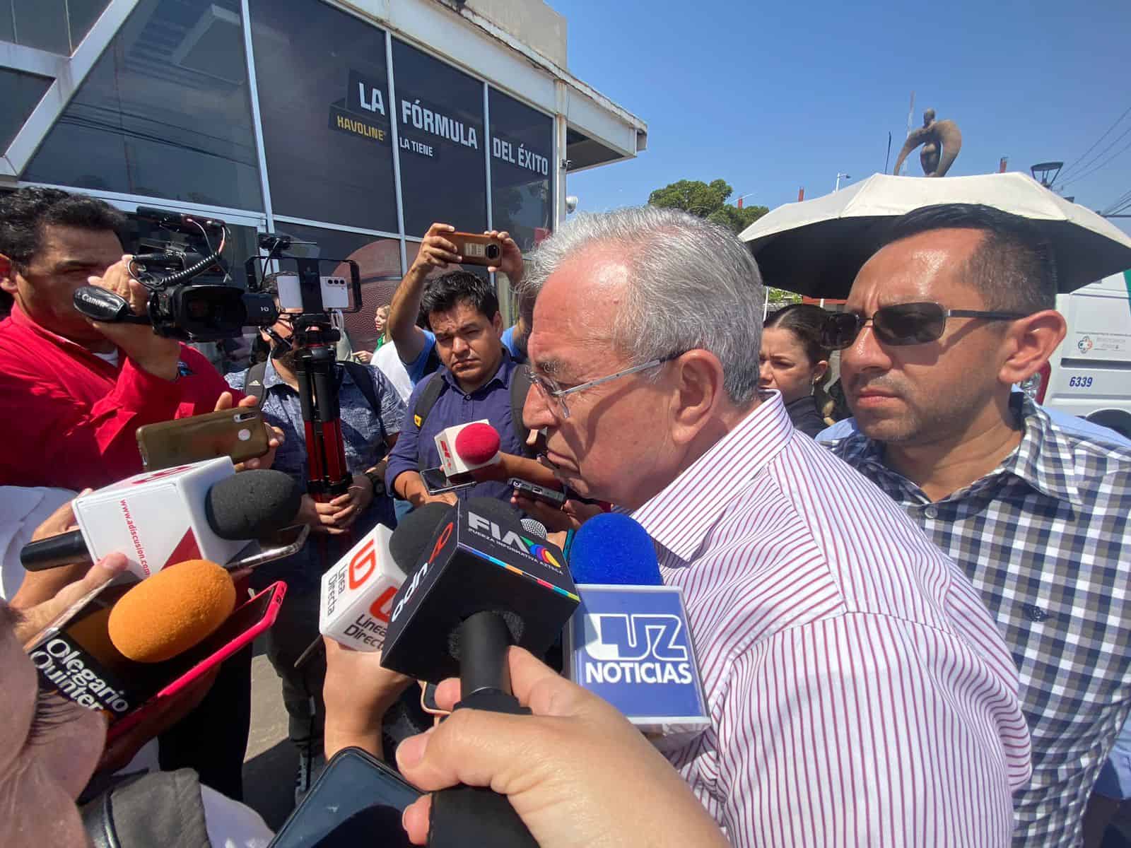 Rubén Rocha Moya, Gobernador de Sinaloa. FOTO: Heidi Fonseca.