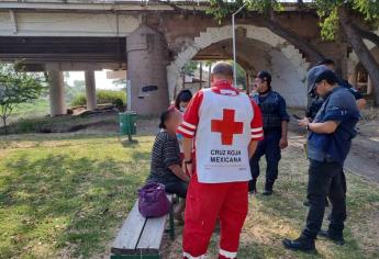 Rescatan a mujer de las aguas del río Culiacán