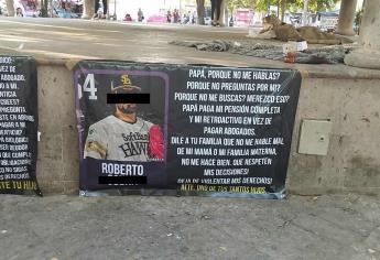 Roberto Osuna, ¿deudor alimenticio? Así lo exhiben en tendedero de Los Mochis