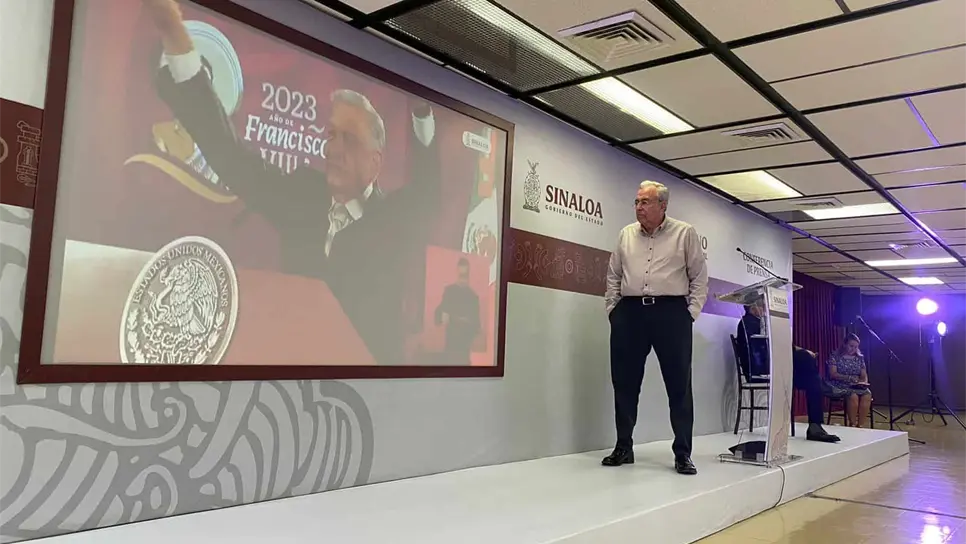 El Gobernador de Sinaloa se mostró contento por el anuncio de AMLO: FOTO: Luz Noticias