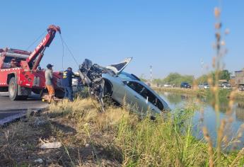 Canalazo deja una mujer sin vida y un lesionado en Los Mochis