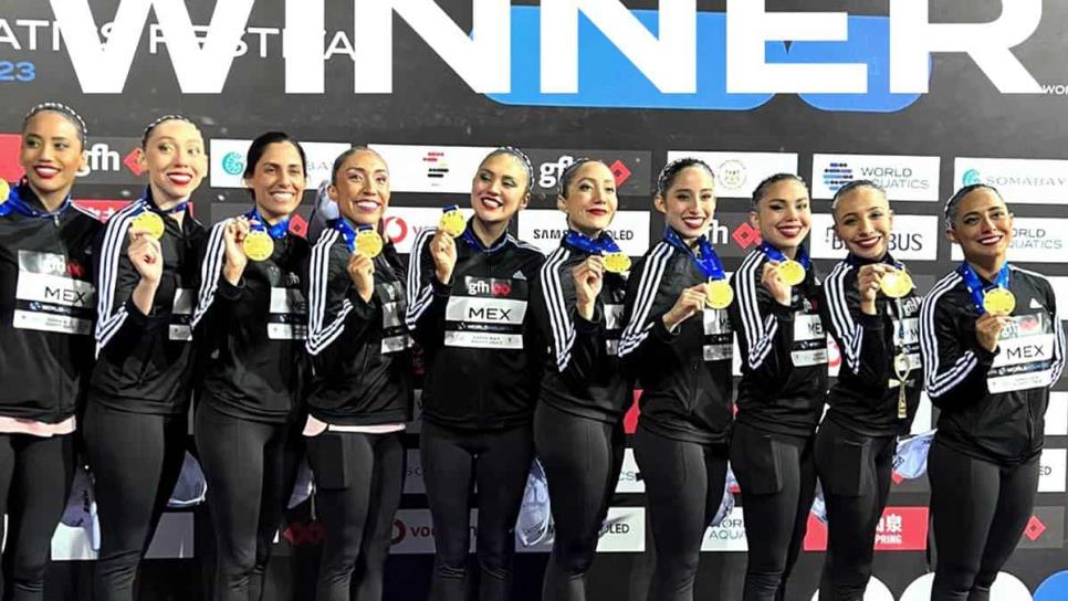 Conade restituye becas a integrantes de la Selección Mexicana de Natación Artística