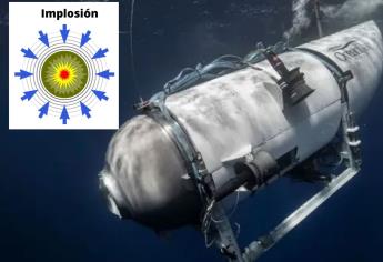 ¿Qué es una implosión catastrófica como la que pudo haber sufrido el submarino Titán?